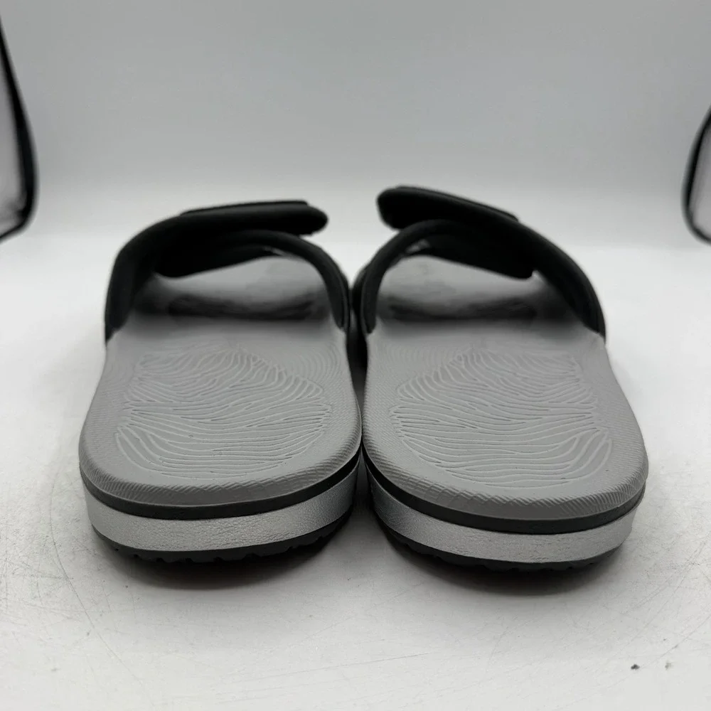 Air Jordan Hydro III Retro Slides Mens 10 Black/Metallic Silver Sandals Slip On